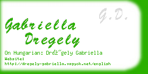 gabriella dregely business card